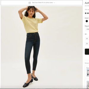 Everlane Authentic Stretch High-Rise Skinny (28)